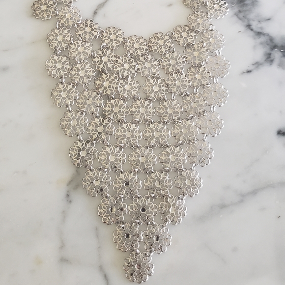 Vintage Vendome Filigree Bib Necklace - Picture 8 of 8